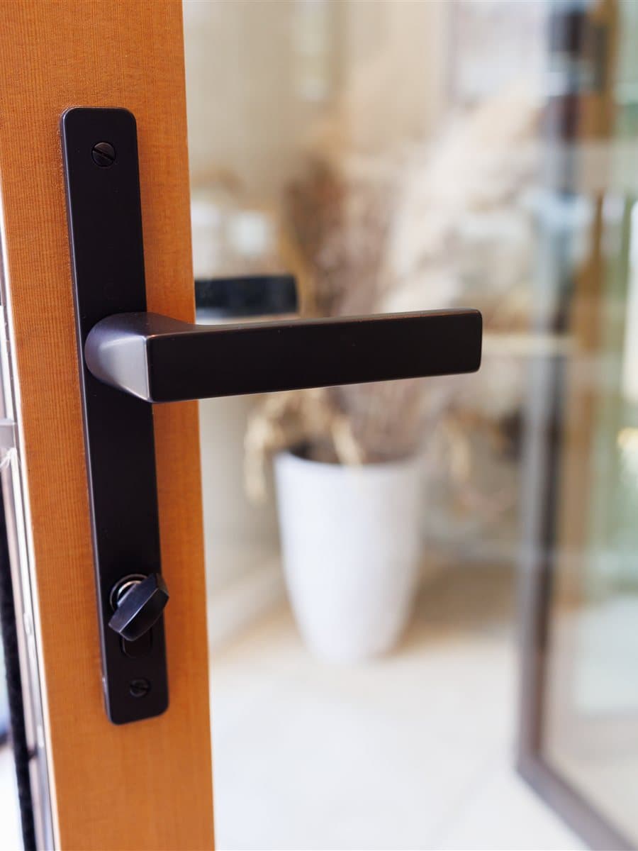 Architectural door hardware detail
