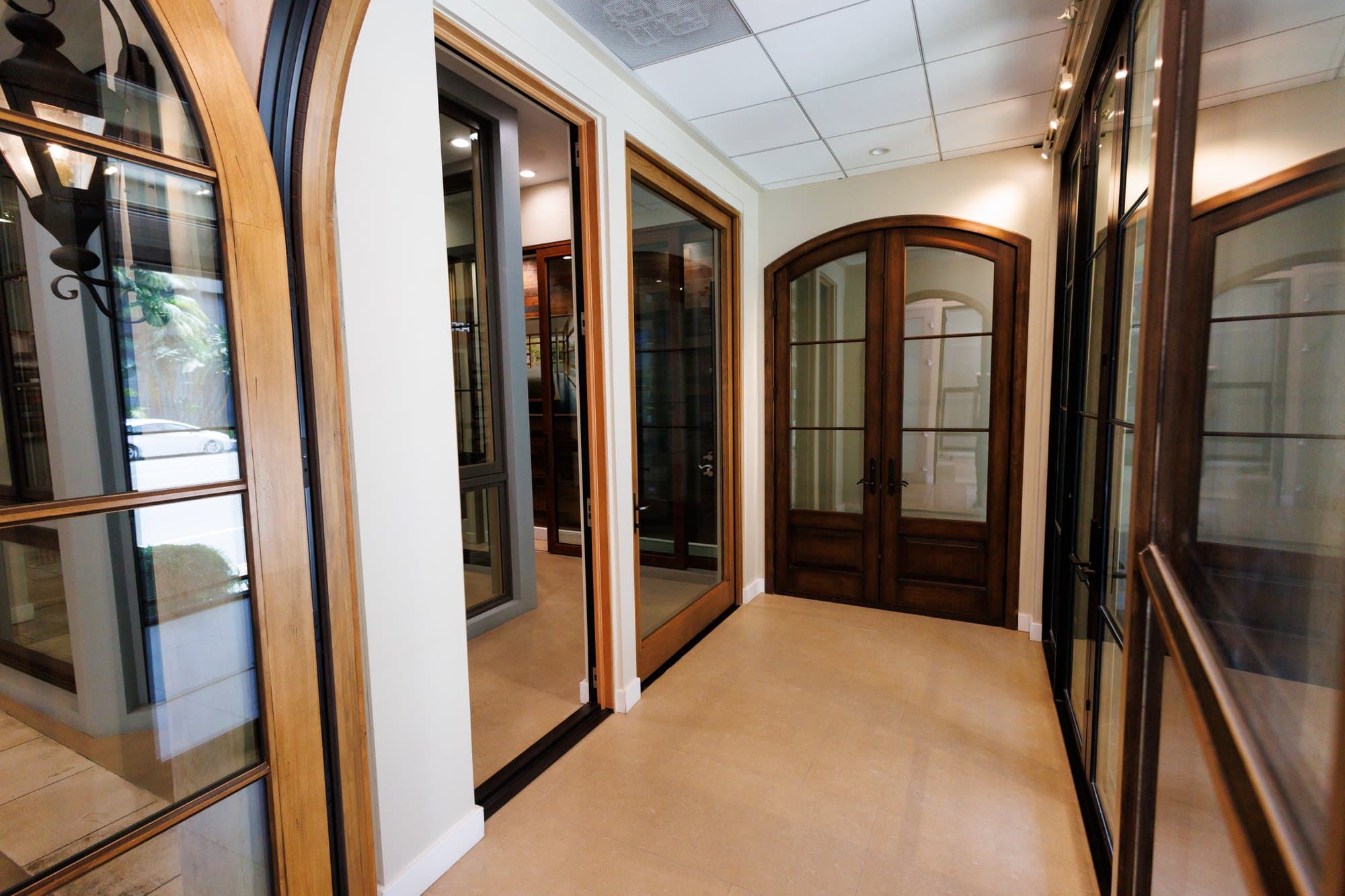 Andersen Windows on display in the HDR Windows showroom