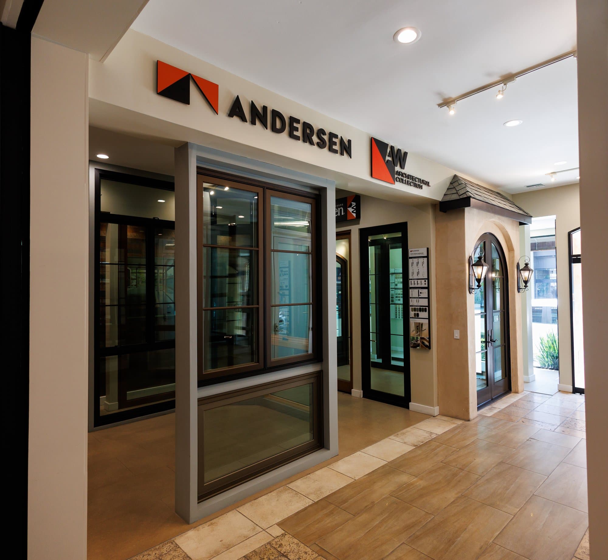 Andersen Windows on display in the HDR Windows showroom