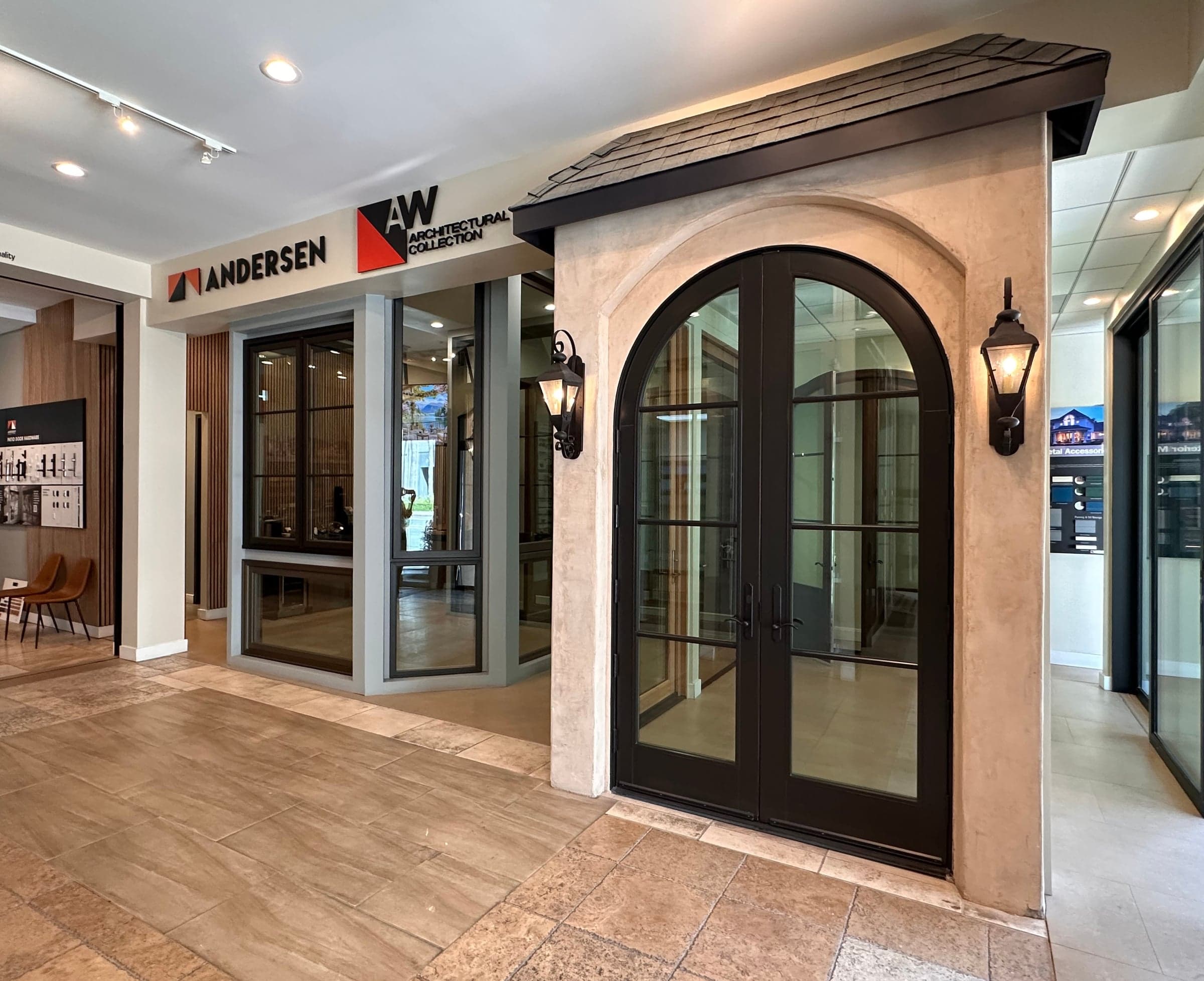 Andersen Windows on display in the HDR Windows showroom
