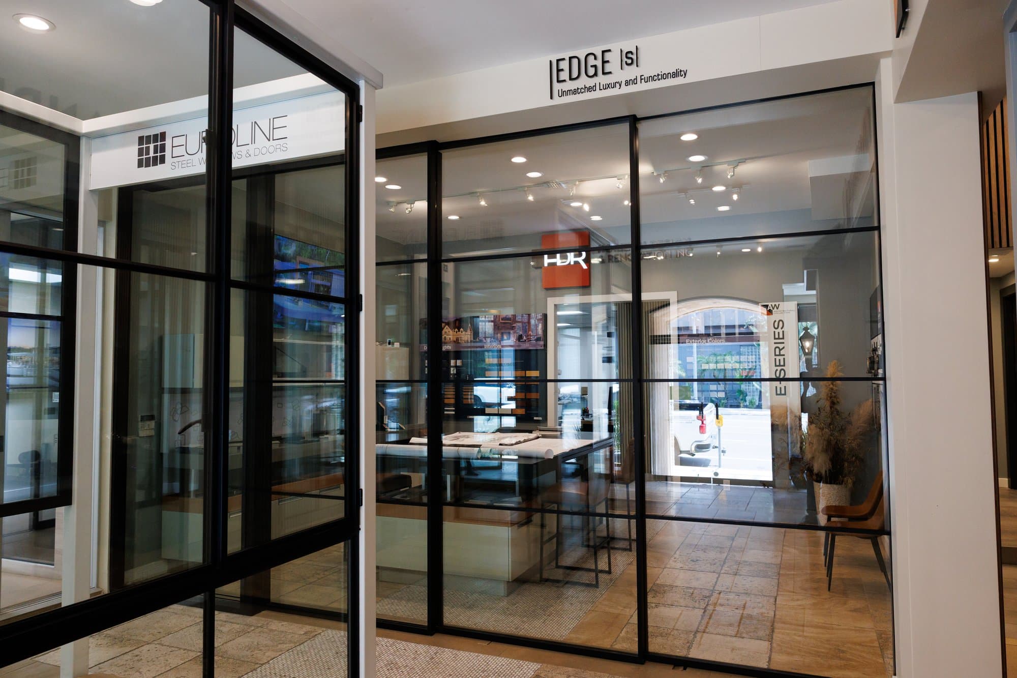 Fleetwood Windows & Doors on display in the HDR Windows showroom