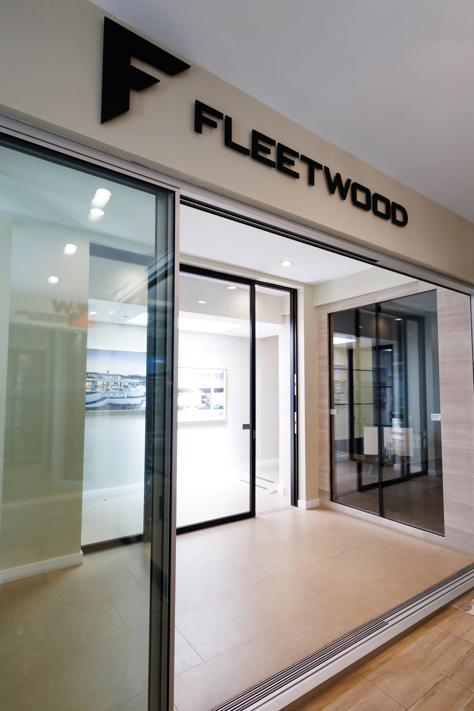 Fleetwood Windows & Doors on display in the HDR Windows showroom