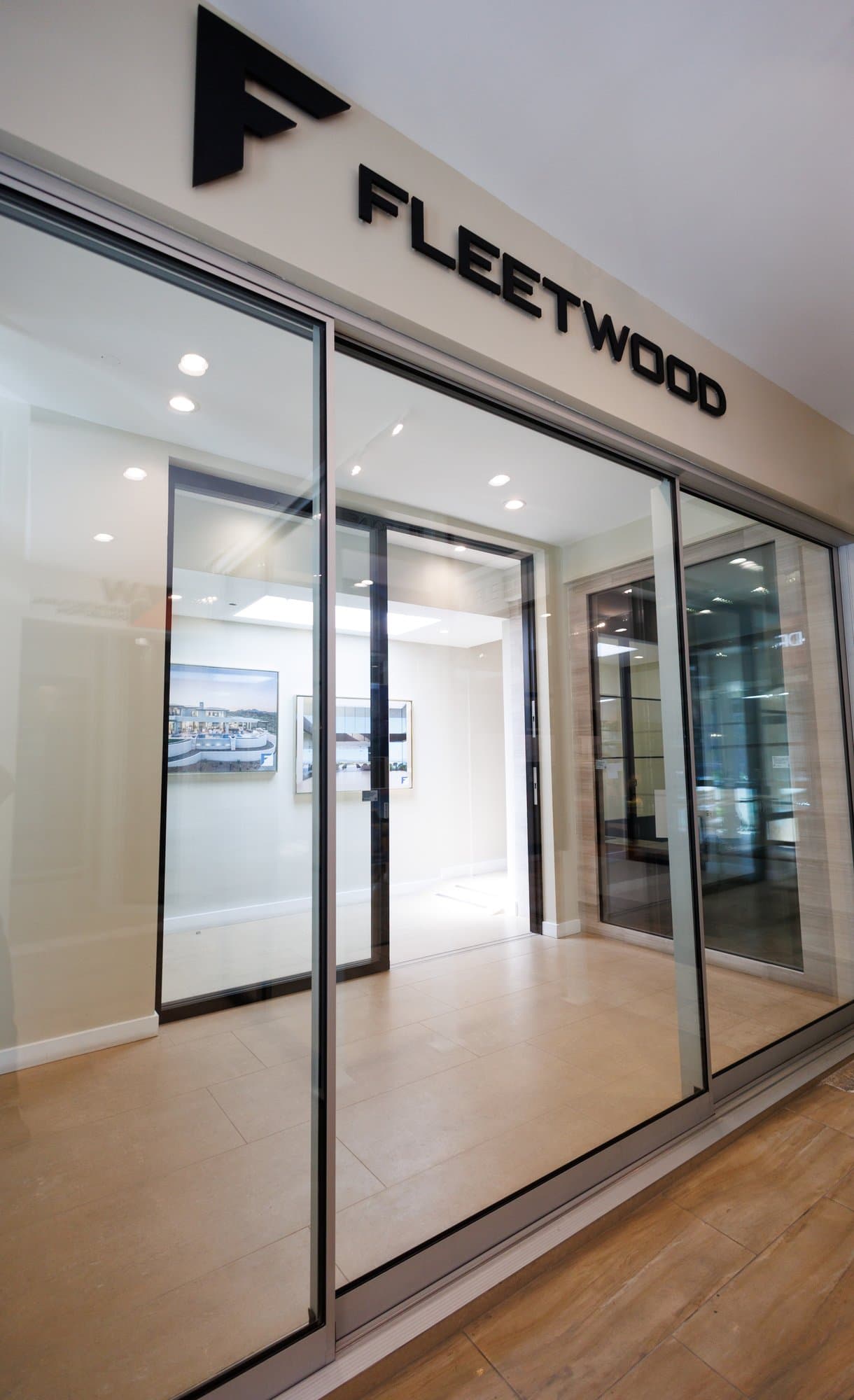 Fleetwood Windows & Doors on display in the HDR Windows showroom