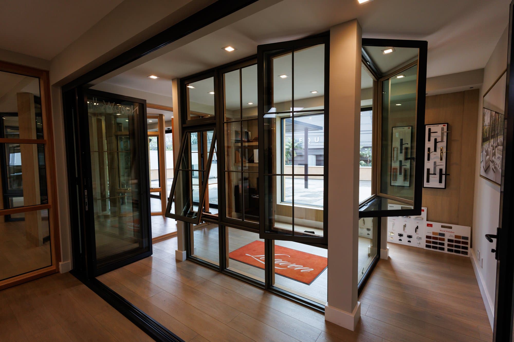 Loewen Windows & Doors on display in the HDR Windows showroom