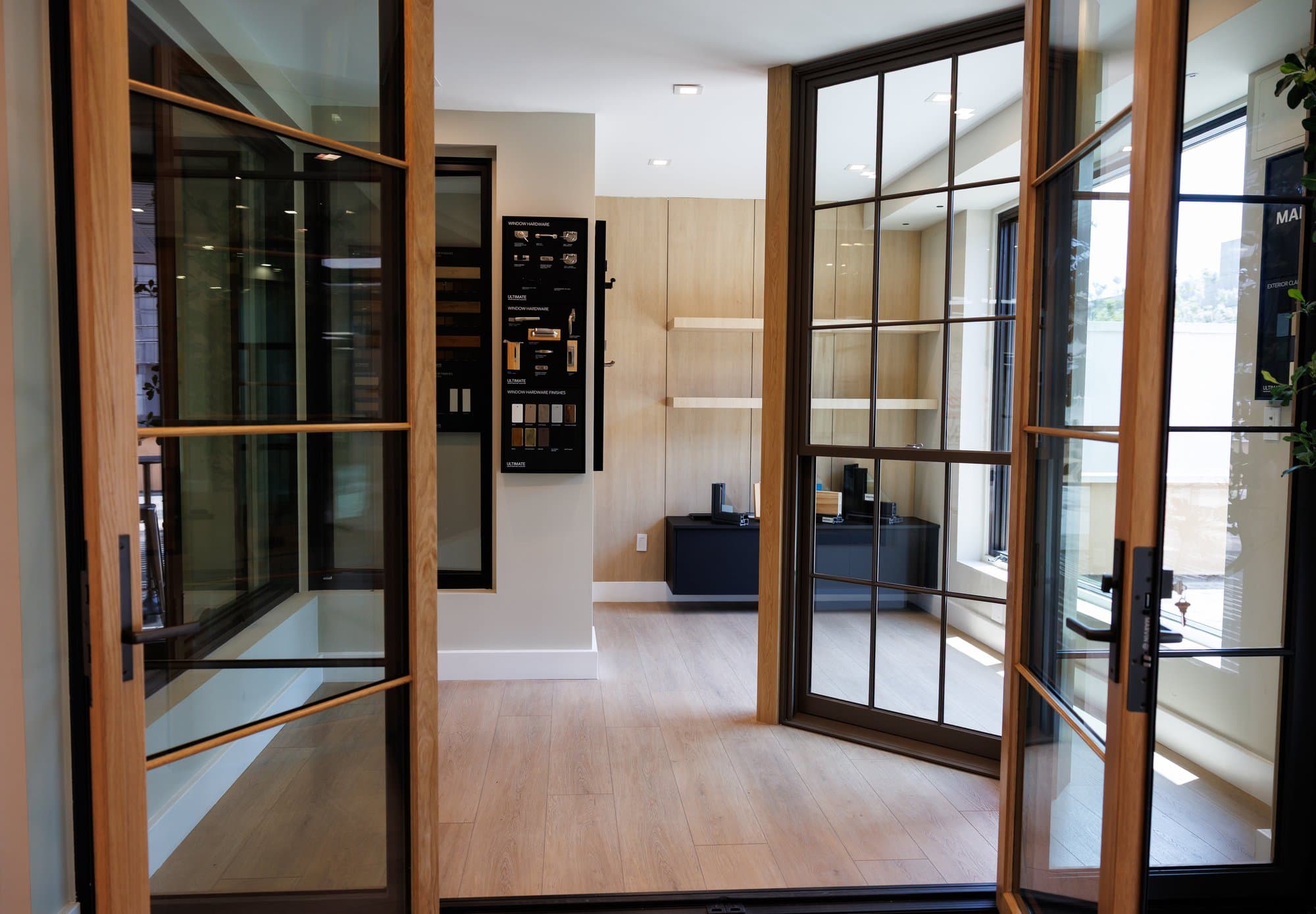 Marvin Windows & Doors on display in the HDR Windows showroom