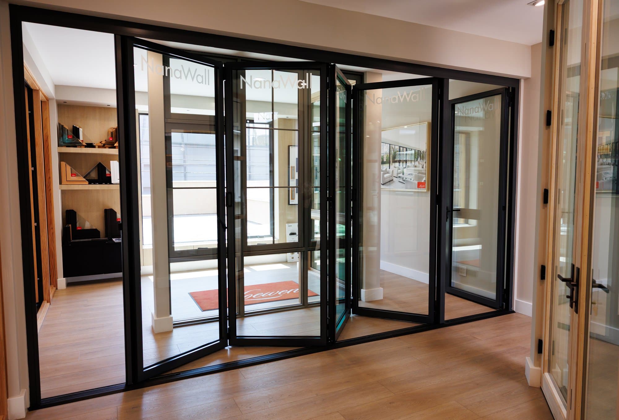 NanaWall Systems on display in the HDR Windows showroom