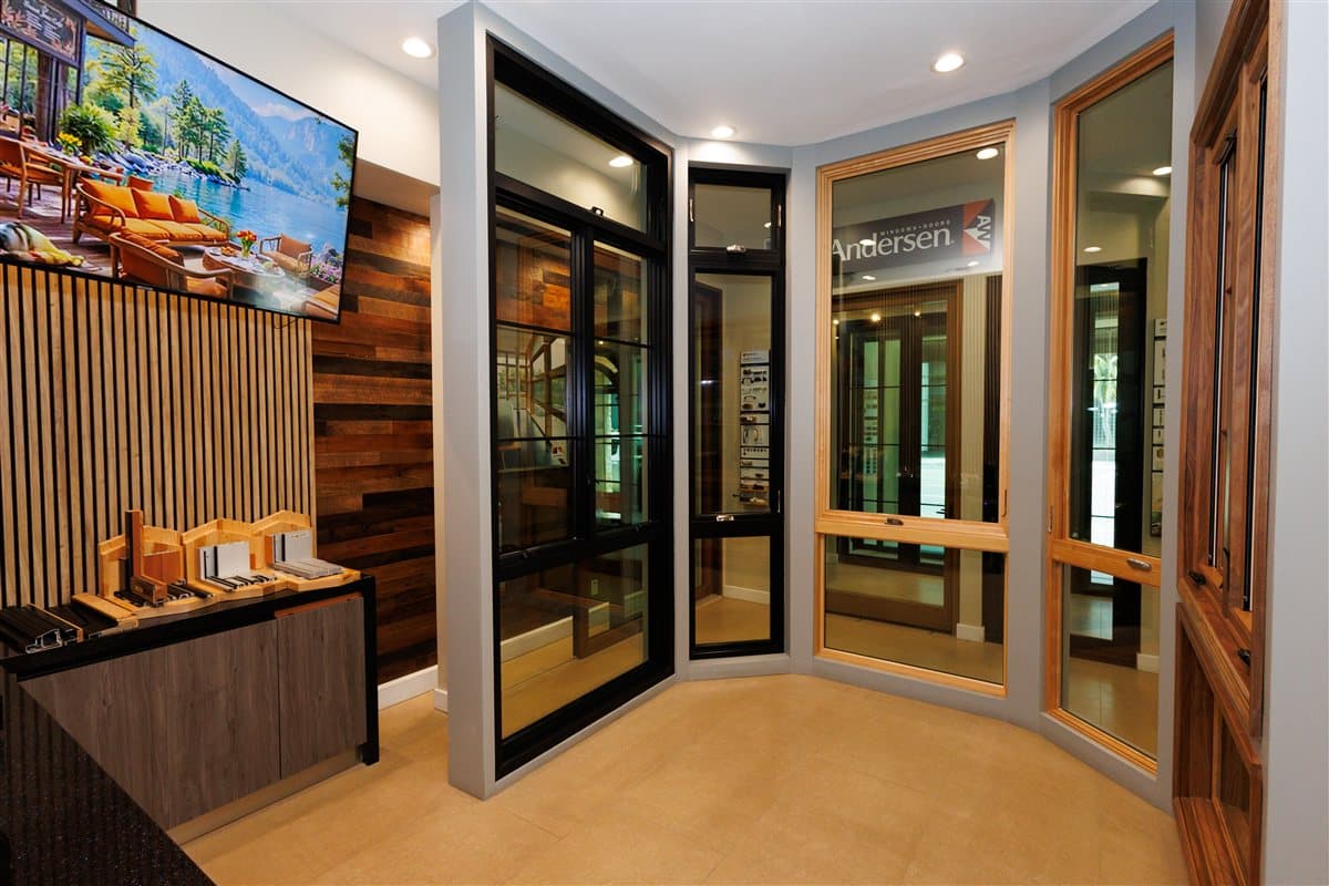 Andersen Windows & Doors on display at HDR Windows showroom