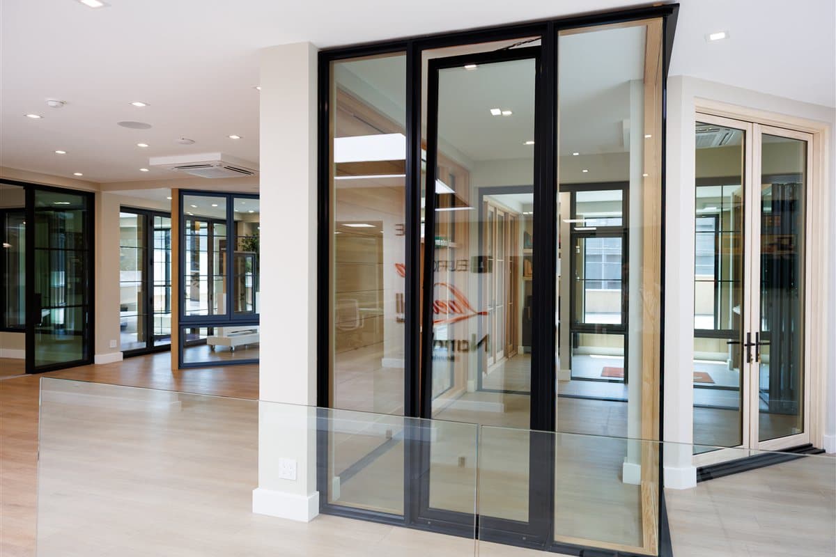 Loewen windows and doors on display at HDR Windows showroom